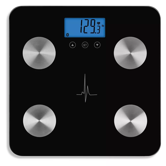 Bluetooth Smart Body Composition Scale With Heart Rate Detection